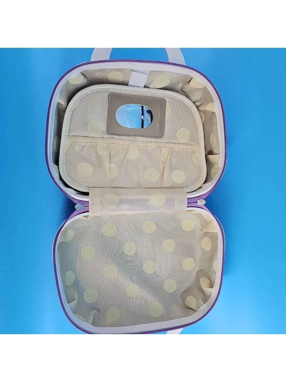 Hello Kitty Lavender Hard Shell Zip Case – Excellent Condition
